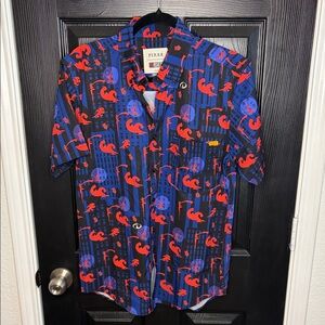 RSVLTS Pixars The Incredibles 2 Themed Blue and Red Shirt
